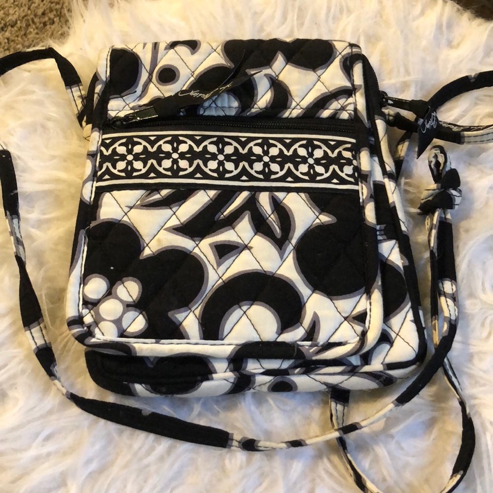 Black and white Vera Bradley Purse